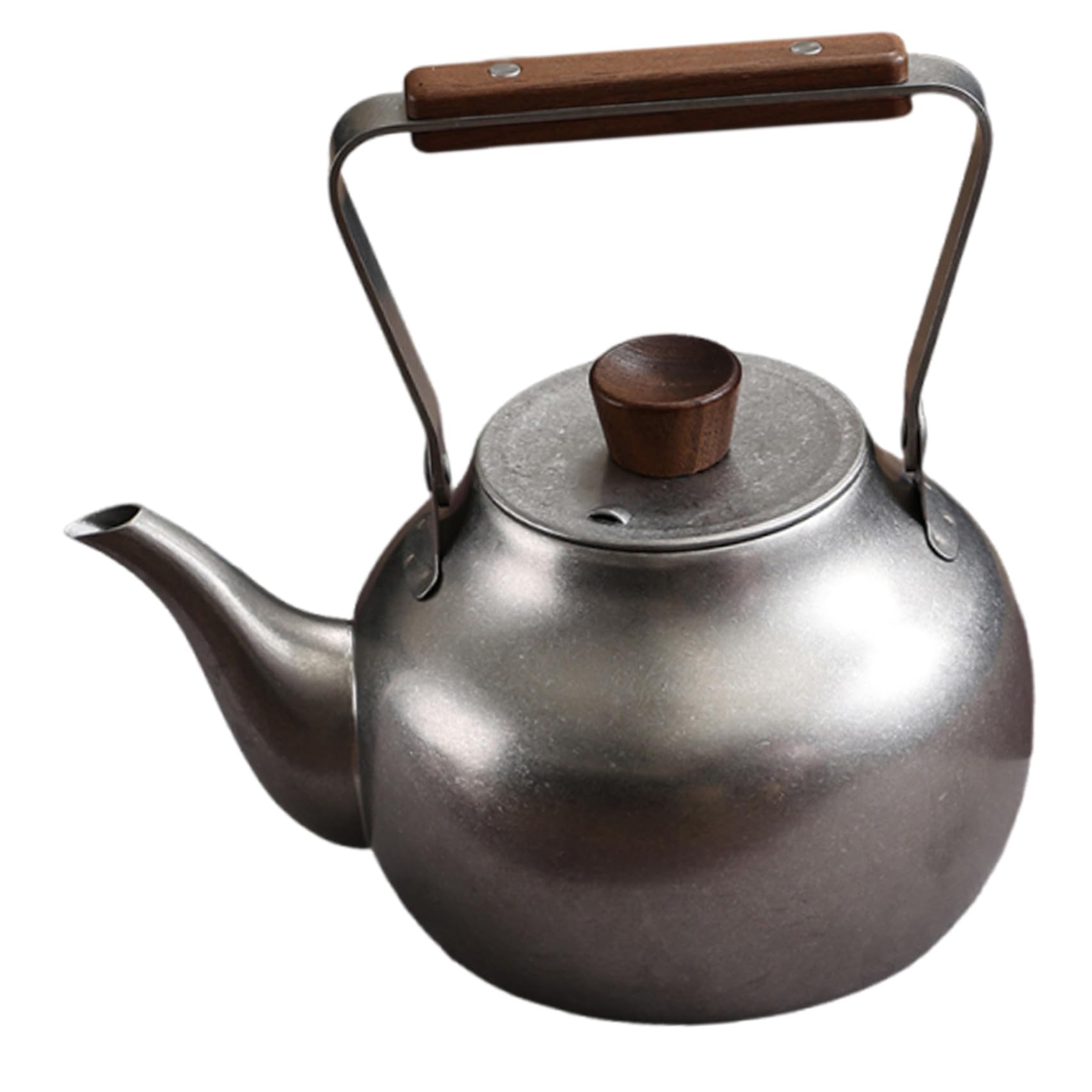 DECHOUS Teiera in Acciaio Inossidabile da 1l con Infusore Rimovibile e Manico Resistente al Calore, Facile da Pulire, Filtro a Maglia Fine per Tè e Infusi