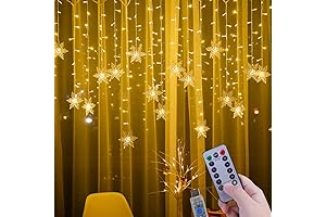 Snowball Curtain Rain String Lights