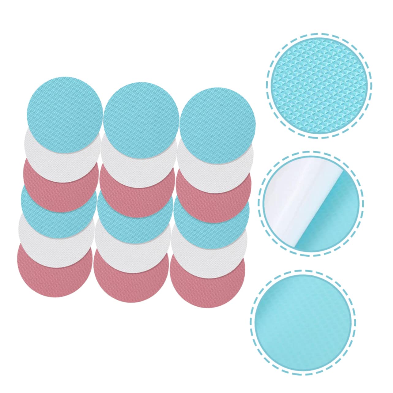 54piezas Pegatinas Antideslizantes para Bañera y Ducha De Calcomanías De Seguridad Diseño Redondo y Impermeables y Fáciles De Instalar para Baños y Escaleras
