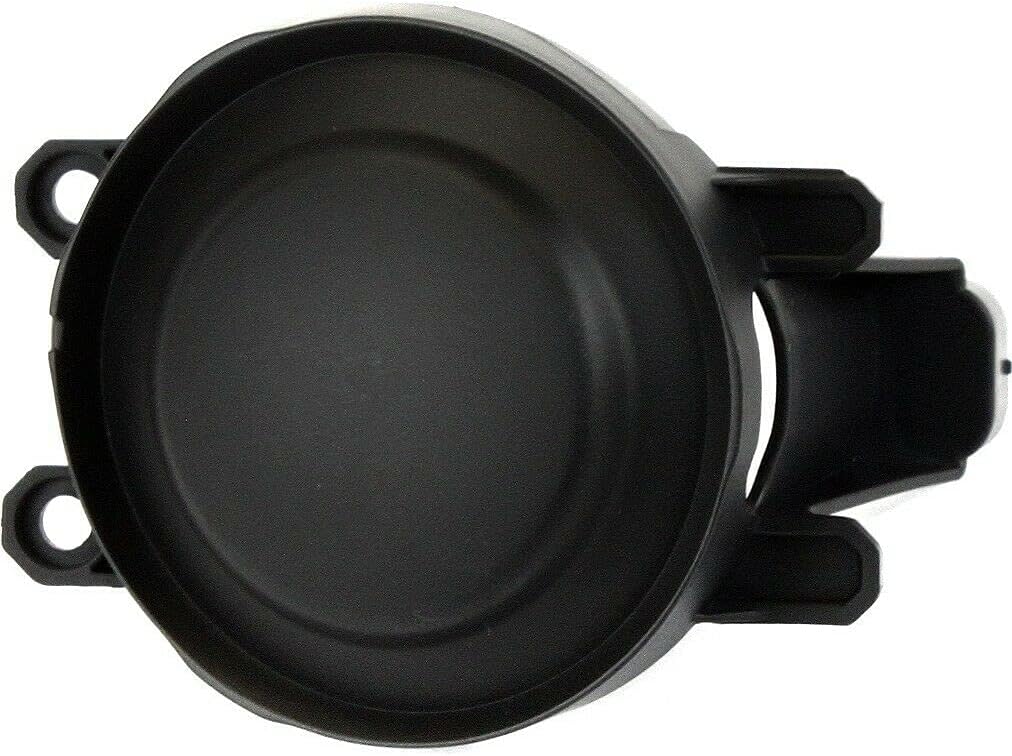 DAT AUTO PARTS Front Right Passenger Side Bumper Fog Light Lamp Hole Cover Grille Molding Trim Replacement for 2012-2015 Toyota Tacoma Black Textured Plastic TO1039151 8148104010