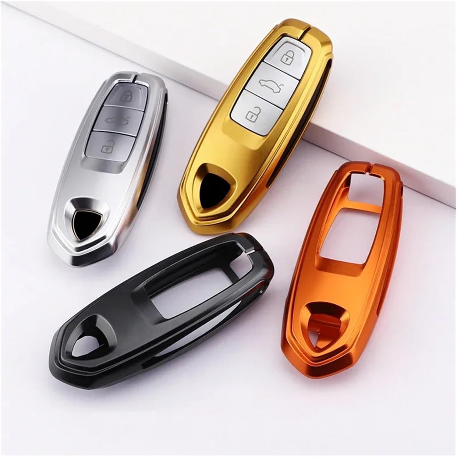 Compatible with Lamborghini Urus Huracan Aventador Aluminum Alloy Key Bag Protective Case Key Case Car(Style C)