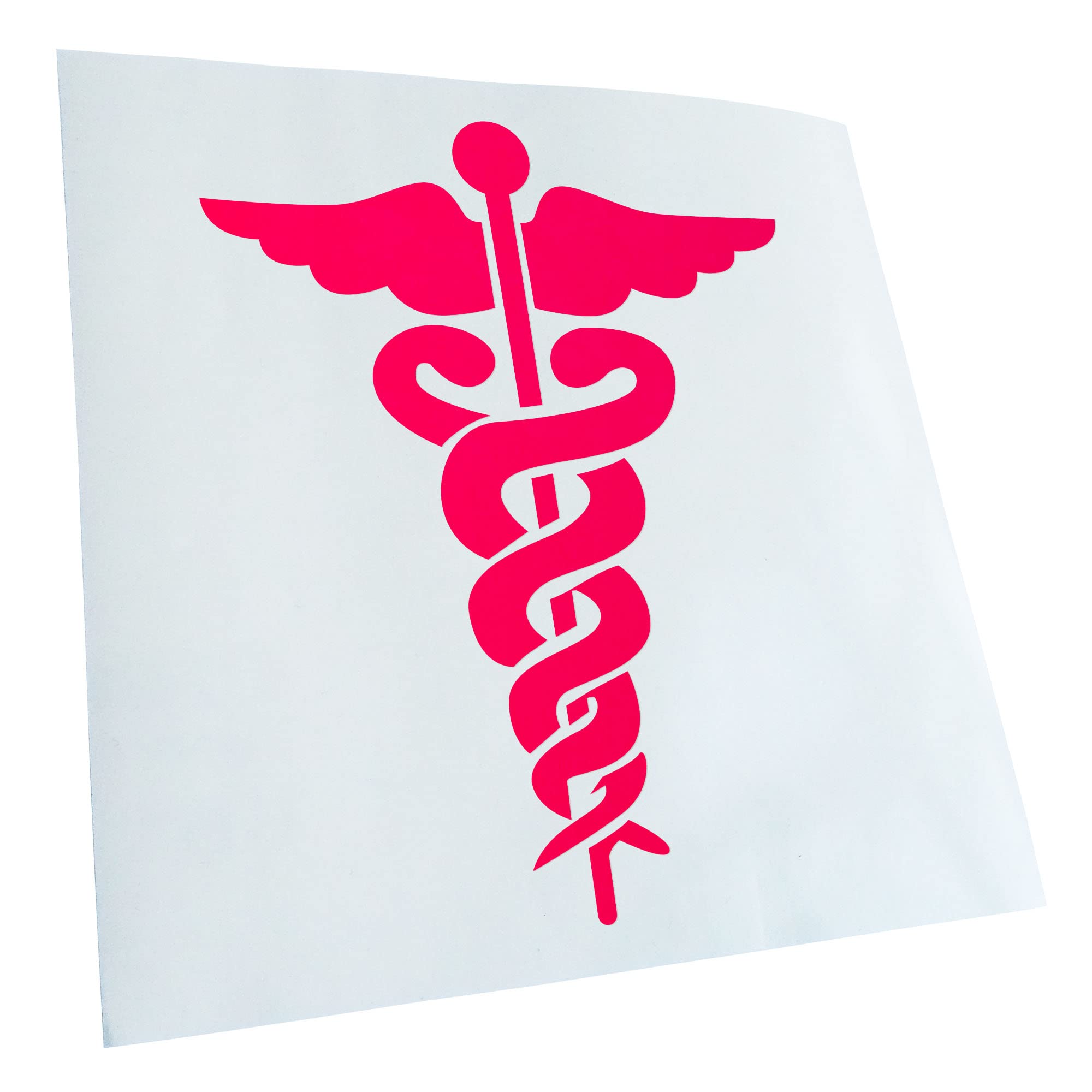 Kiwistar Pump Stick - Doctor Symbol - Snakes in 15 Colours - Neon + Chrome Sticker