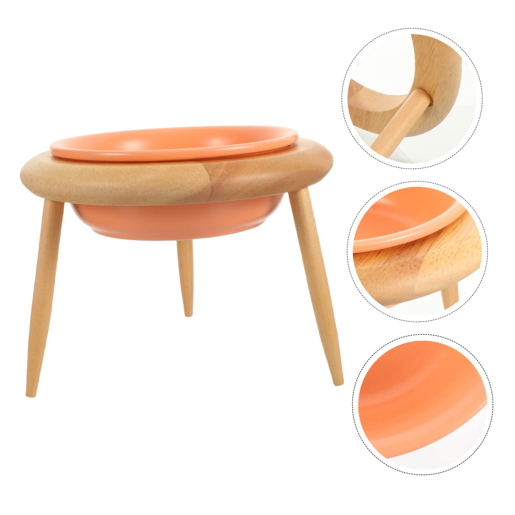 BESPORTBLE 1 Set Ciotole Elevate per con Design Antiscivolo per Pasto Confortevole e Riduzione Della Stomaco Adatto Animali Domestici