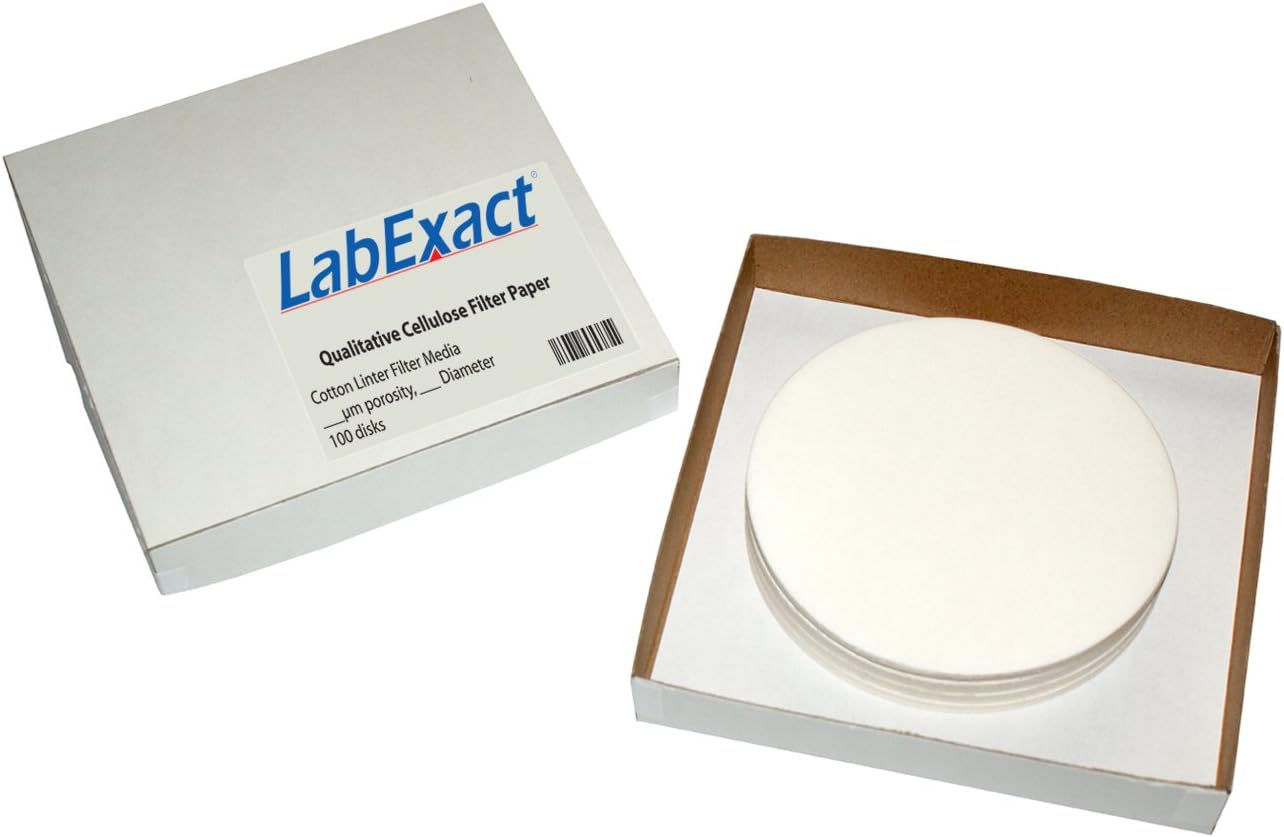 LabExact 1200047 Cellulose, Qualitative, Grade CFP1 7.0cm, 7.0micron (Pack of 100)