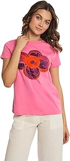 تيشرت أنيق وحديث بقصة عادية وأكمام قصيرة للنساء من بريمودا، موديل PRWxx004672