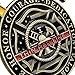 ASmileIndeep Firefighter Challenge Coin Thin Red Line Maltese Cross Fire Rescue Fireman Coin