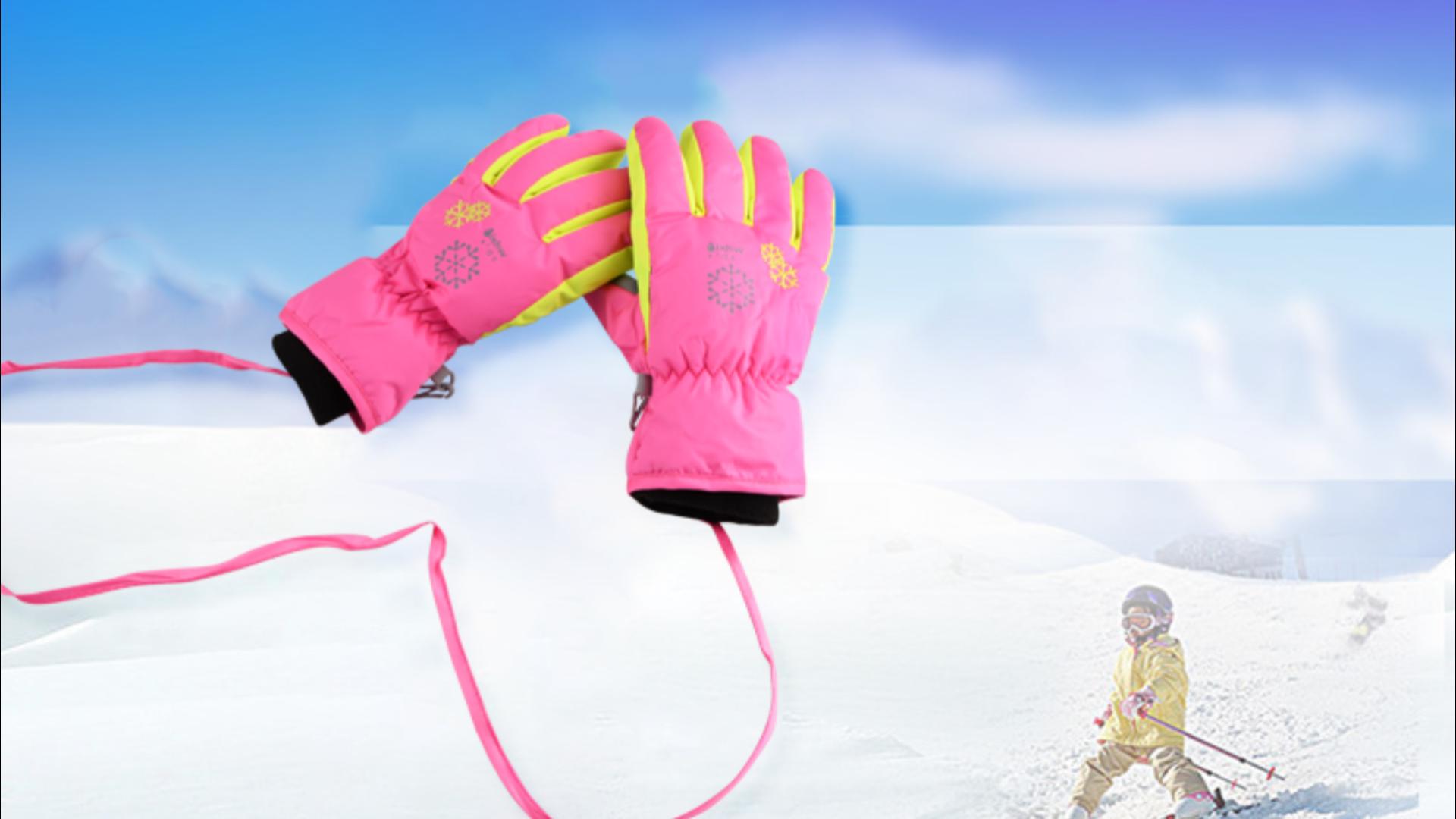 TSHAOUN 4 Paia Di Guanti Per Bambini, Guanti Magici Elasticizzati Guanti Termici Invernali Guanti A Dita 946686