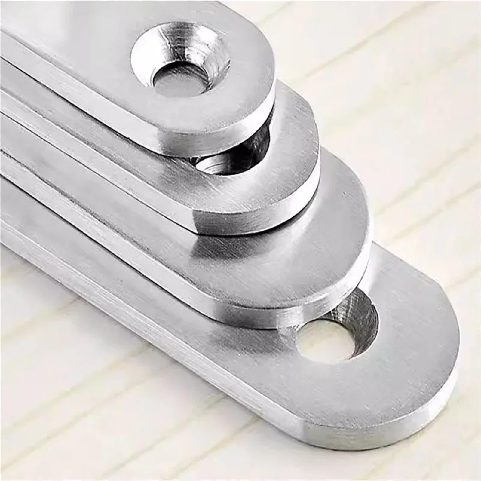 Staffe Angolari A Forma Di L Con Viti Connettori Ad Angolo Retto Da 90 Gradi for Scaffali Mobili In Legno Resistente Addensato 63x63x19mm