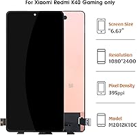 Vista 2 de A-MIND Para Xiaomi Redmi K40 Gaming 【OLED】 Pantalla LCD de reemplazo de pantalla táctil digitalizar M2012K10C M2104K10AC Kits de reparación