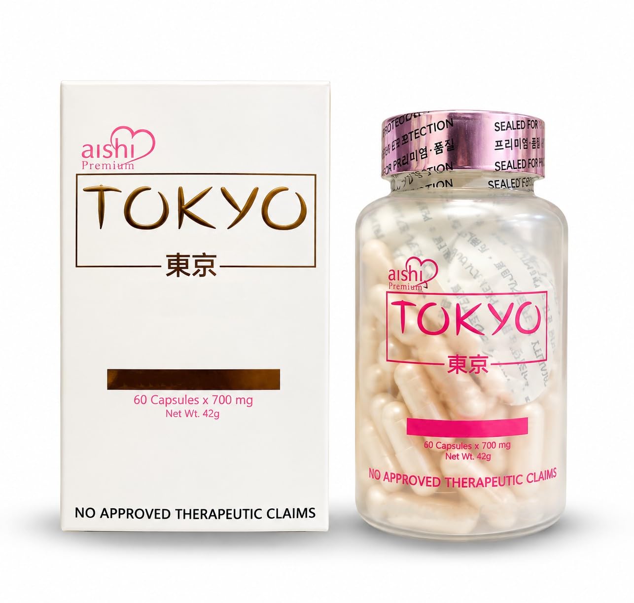 Tokyo White C-Block Dyfage Glutathione, 60 Capsules