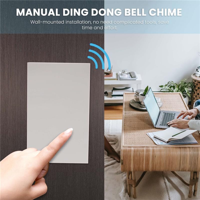 Przewodowy dzwonek do drzwi 220 V ręczny dzwonek do domowego systemu kontroli dostępu do hotelu Timbre Puerta Casa Smart