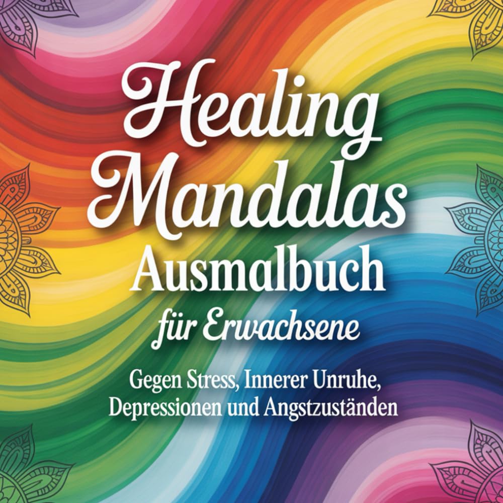 Healing Mandala Ausmalbuch für Erwachsene gegen Innere Unruhe, Stress, Depressionen und Angstzuständen