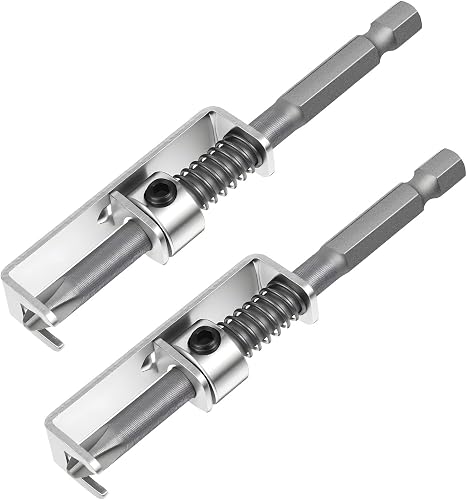 2 Pcs Screw Holder for Drill, Spring-loaded Screw Holder Bit, Anti-drop | Screwdriver Bit, Single-Hand Operation Bit Holder for Mechanics, Electricians, DIY Repair, Retaining Tool for Grip Screws