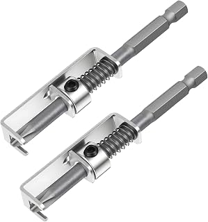 2 Pcs Screw Holder for Drill, Spring-loaded Screw Holder Bit, Anti-drop Screwdriver Bit, Single-Hand Operation Bit Holder for Mechanics, Electricians, DIY Repair, Retaining Tool for Grip Screws