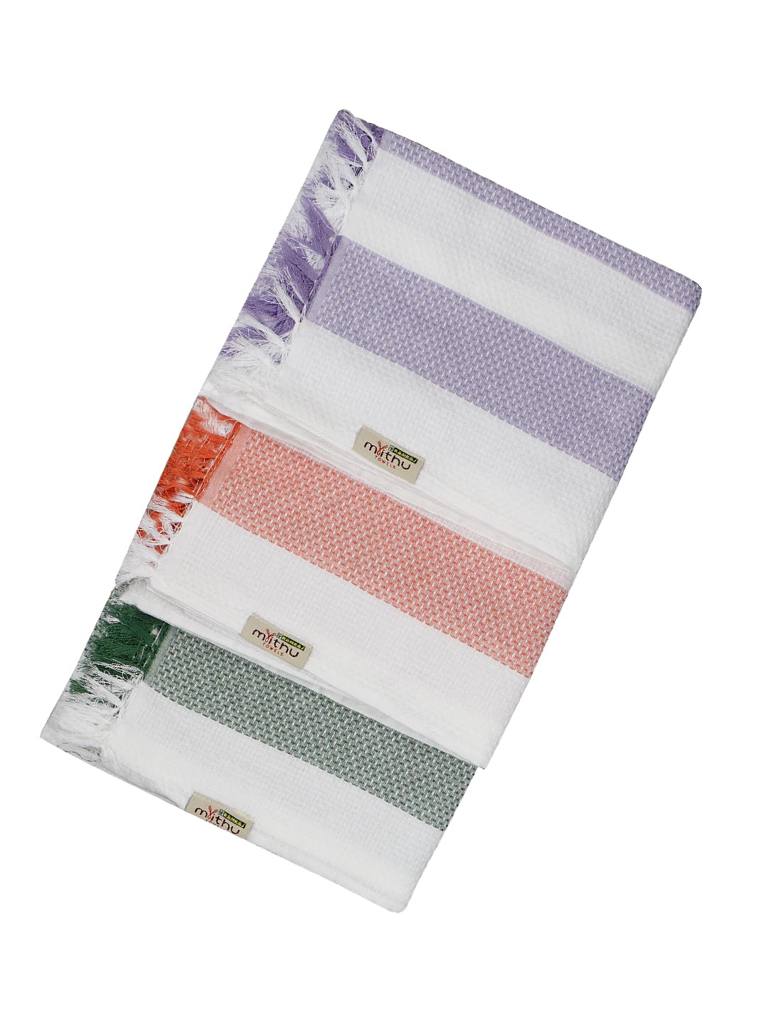 RAMRAJ COTTON Signature Assorted Colours Bath Towels Pack Of 3 Designed For Softness| Durability| And Daily Comfort-picture-11