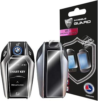 IPG Made for BMW 3-4-5 Series Smart Key Display HydroGel Screen Protector Invisible Touch Screen Sensitive Ultra HD Clear Film Anti Scratch Skin Guard - Smooth/Self-Healing for BmwSmartkey