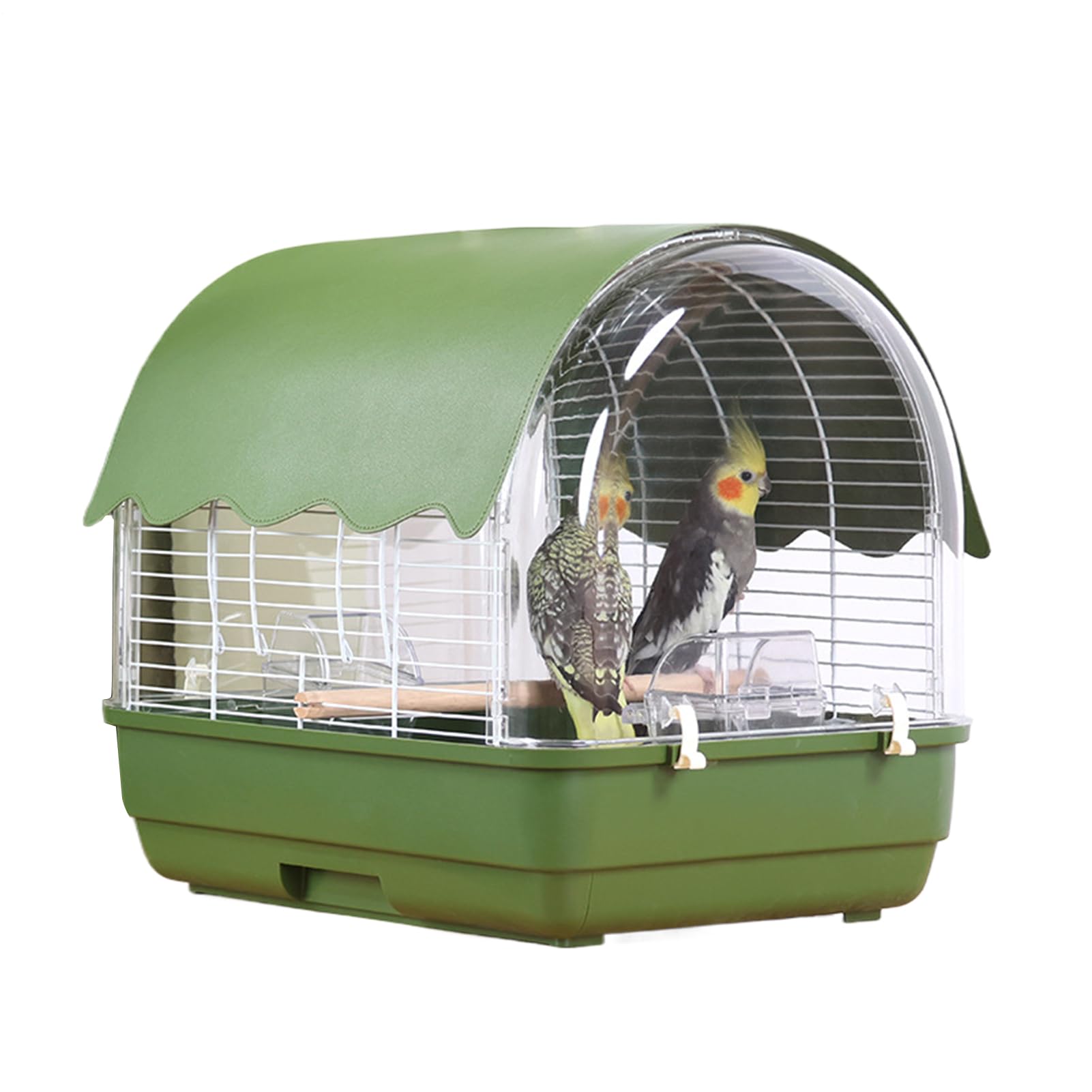 Jaula Para Pájaros Portátil Transportín Portátil De Aves Con Asa | Jaula De Transporte Para Periquitos Para En Balcón, Interior, Exterior, Parque, Cotorras, Ninfas, Canarios, Agapornis Y