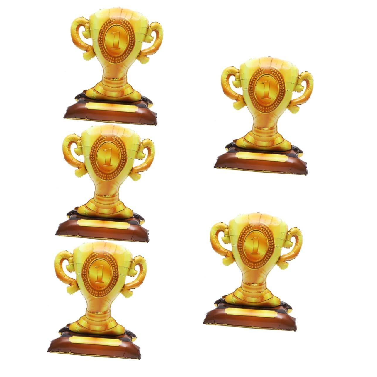 5pièces Ballon Aluminium Décoratif Forme De Pour Graduation Et Événements Accessoire De Fête Unique Pour Photos Et Décorations De