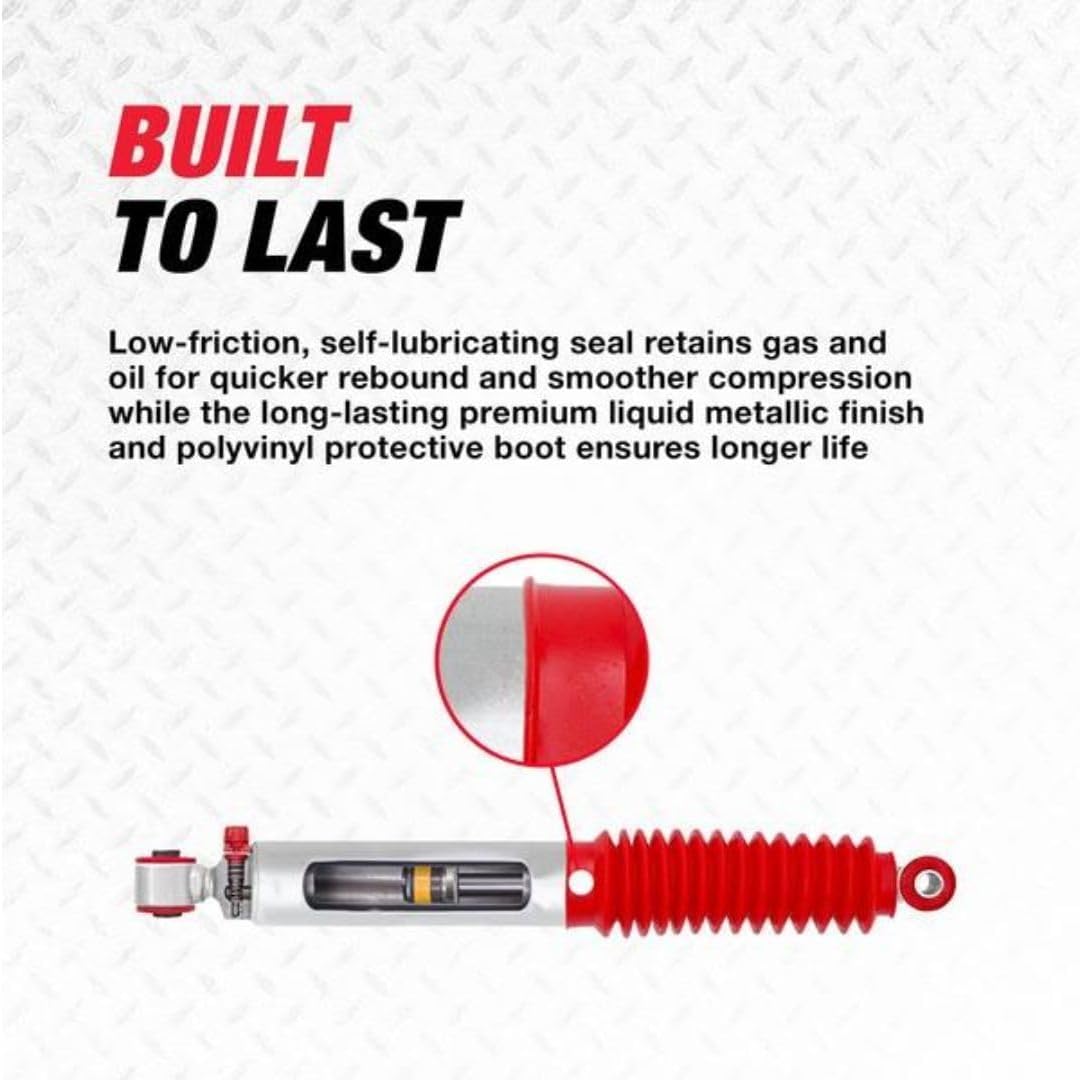 RS9000XL Series Set of Rear Shocks fits 2007 2017 Wrangler with 2.5" Lift - Strong and Durable, Nine Levels of Performance - Includes TrendsAuto Decal