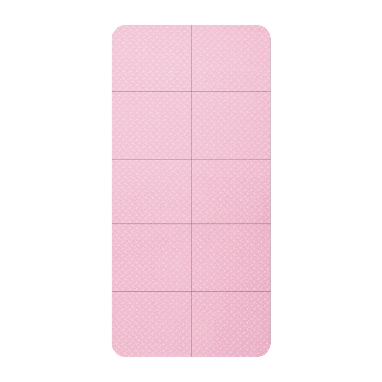 Plegable Antideslizante Esterilla de Yoga Ecologica Suave Esterilla Gimnasia Multifuncional Thick Colchoneta Gimnasia para Gimnasio Casa Estiramientos Hombre/Mujer