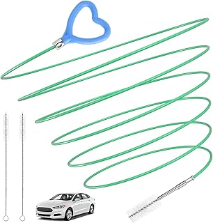 120inch Auto Sunroof Drain Cleaning Tool, | Extra-Long Pipe Cleaner for Clogged Car Windshields, Sewers & Refrigerator Drains Drain Brush Extra Long Pipe Cleaners