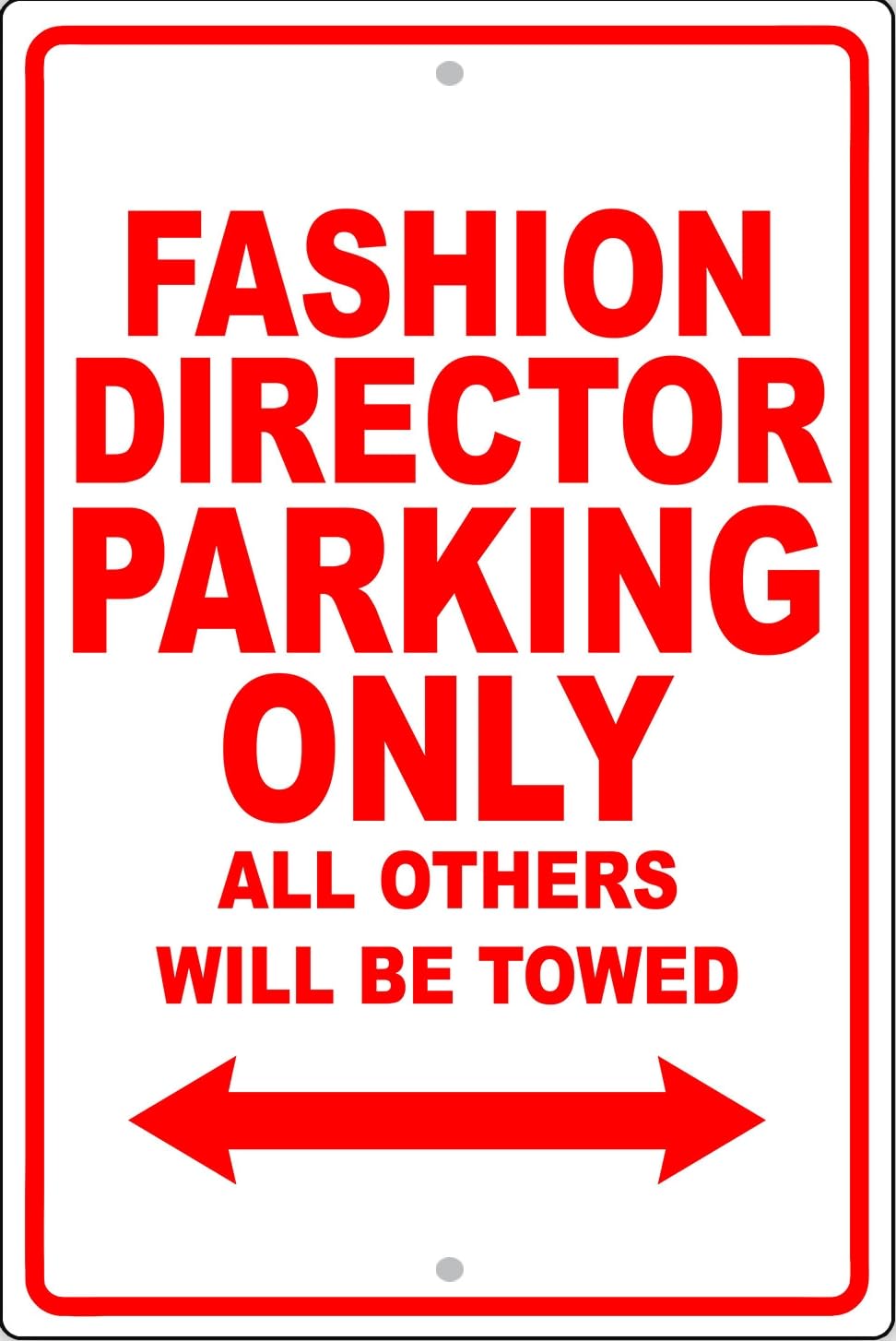 Fashion Director Parking Only Gift Wall Decor Novelty Garage Metal Sign