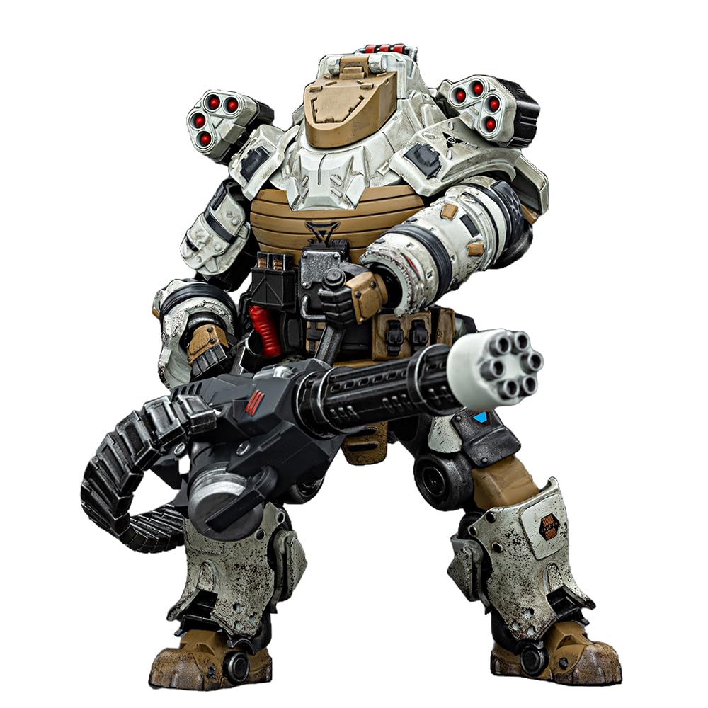 TOYVERSE Joytoy 1/18 Action Figure Battle for The Stars Sorrow Expeditionary Forces 09th Legion Rescue Squad Heavy Gunner, Mobile Joints Character Model, 15.5 cm, 15 Years and Above
