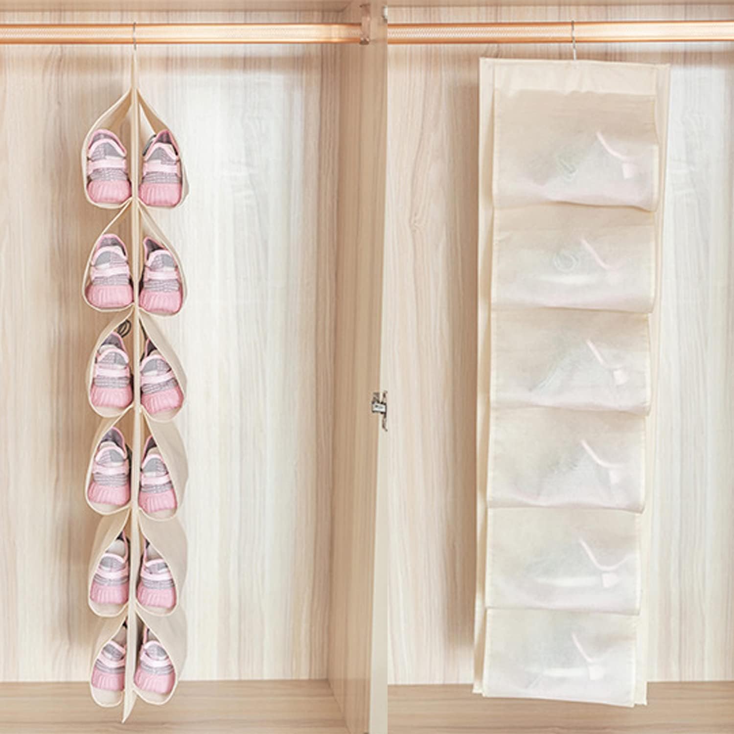 Household Essentials Hanging Shoe Storage Organizer for
