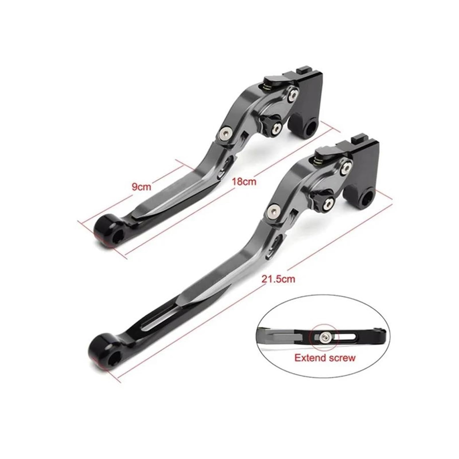 para YA&MAHA FZ-07 FZ07 2014-2020 Manetas De Freno Y Embrague Extensibles Plegables Y Ajustables Motocicleta(P)