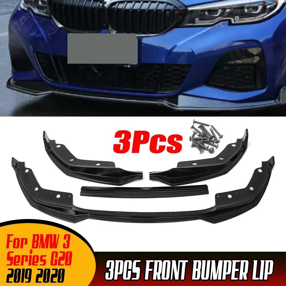 przedniego zderzaka Do Bmw serii 3 G20 2019 2020 3 szt. Styl MP G20