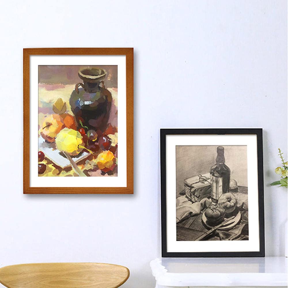 Bilderrahmen Bildergalerie Modern Massivholz Hängende Wand Weiß 27,9X35,4cm