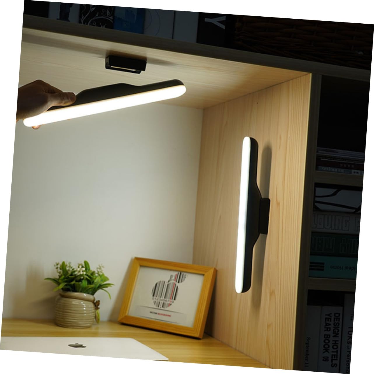 Lámpara de Maquillaje LED Magnética para Espejo Luz Clara 3w 5v Abs Diseño Moderno para Iluminación en Cosméticos y Exteriores