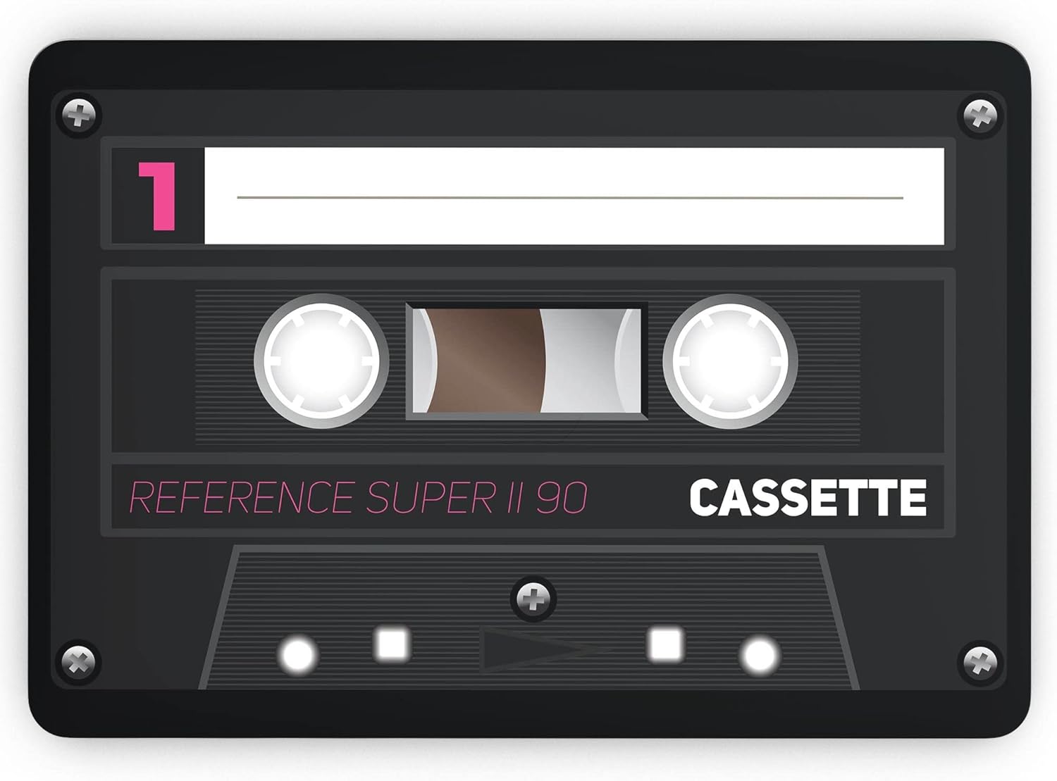 DesignSkinz - Vintage Retro Audio Cassette Tape V3 - Full-Body Wrap Protective Decal Skin Kit Compatible with MacBook 14" Pro M1 (A2442)