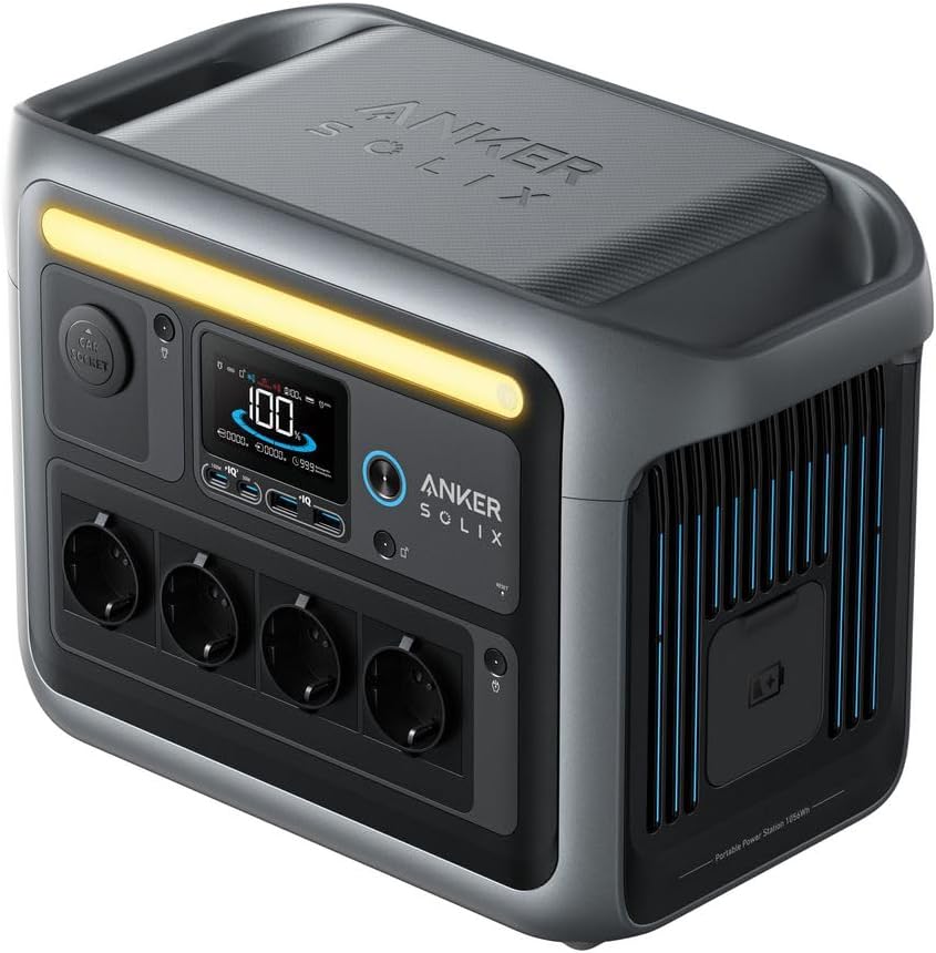 Anker SOLIX C1000X Powerhouse Powerstation, 1056Wh, grau (A1761311)