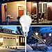 Vgogfly Dusk to Dawn Light Bulb Sensor Smart LED Outdoor Lighting Bulbs Lamp 7W E26/E27 Automatic On/Off, Indoor/Outdoor Yard Porch Patio Garden (Warm White, 3 Pack)