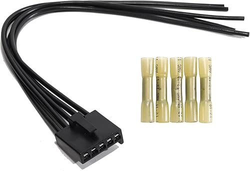 Anina WPT1285 Arnés de cables de resistencia del motor del ventilador de CA para 1994-2016 GMC Chevy Ford Buick Pontiac Wire Assembly # WPT1285,