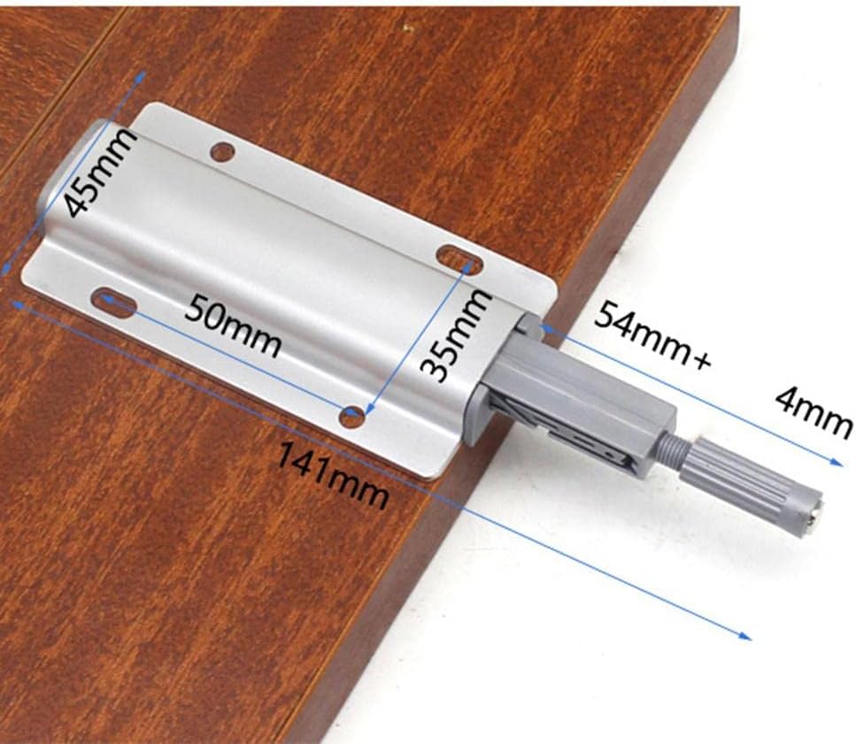 CALANDIS™ 3xMagnetic Touch Press Catch Latch for Furniture Cabinet Cupboard A- Silver | Other Cabinet Hardware | Cabinets & Cabinet Hardware | Building & Hardware | Home Improvement