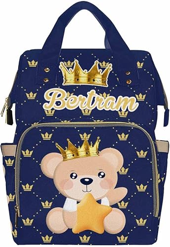 Newcos Bolsa de pañales personalizada para lactancia, bolsa de pañales para bebé, mochila de viaje casual para mamá, 1024-7, Mochilas Daypack
