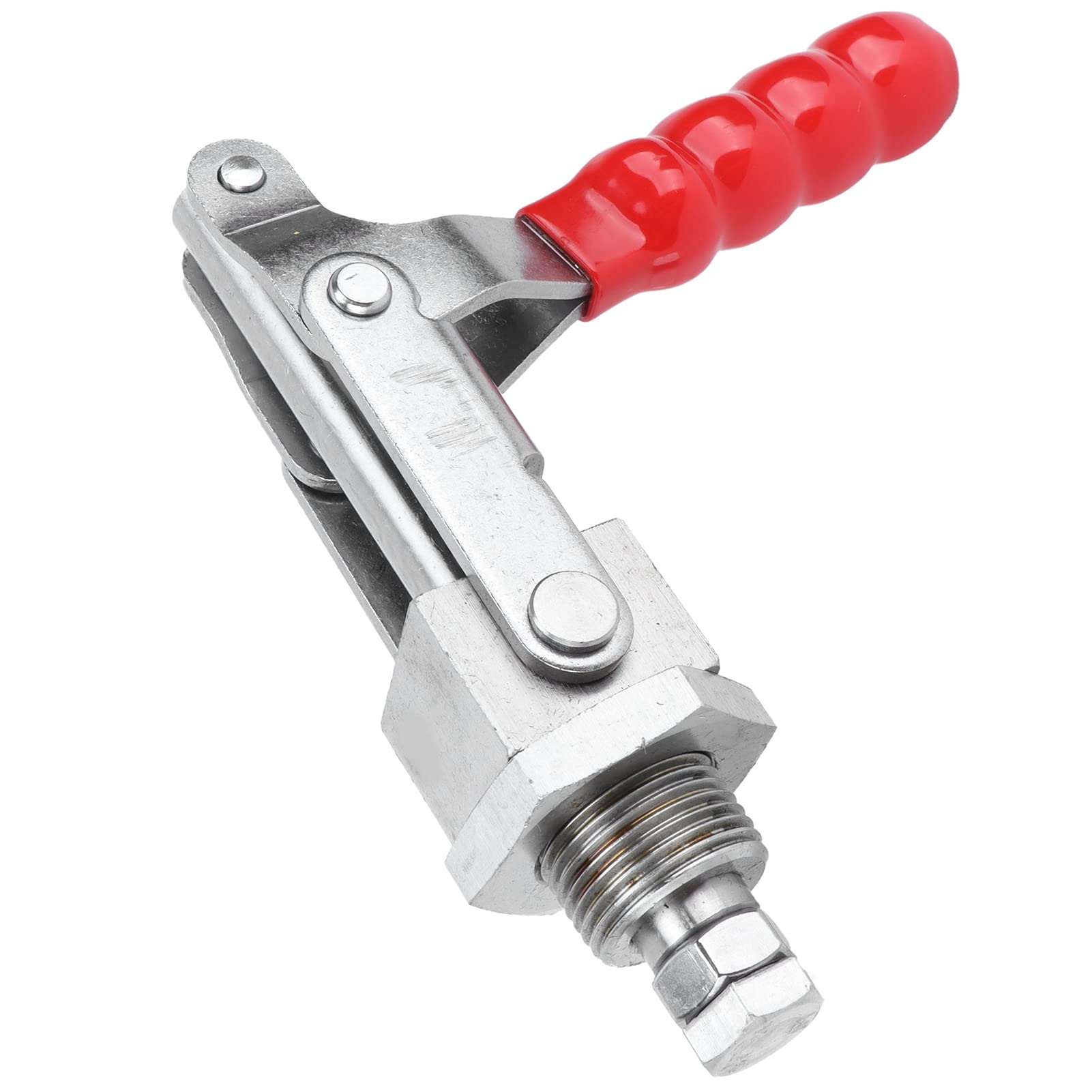 Morsetto a Levetta Morsetto Push-pull Resistente a Sgancio Rapido 318 Kg per Decorazioni Domestiche e Installazione di Attrezzature Acciaio Inossidabile 15,5x13,5 Cm 1 unità