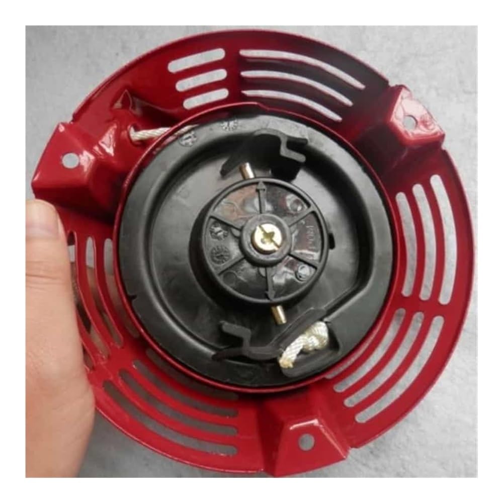 Arrancador de Retroceso GXV160 Compatible con GXV140 HRU216 HRJ196 HRH536 535 1P68F, Cubierta de Perilla de Cuerda de tracción for cortacésped, sin polea(A Steel Bar Ratchet)