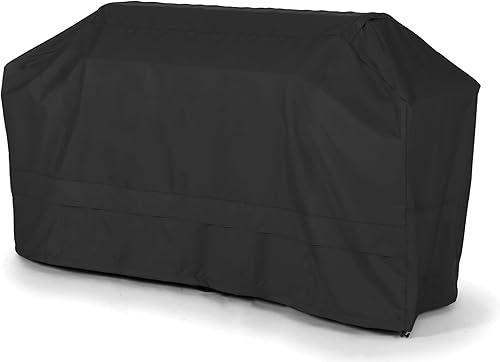 Covermates Funda para parrilla de isla, poliéster resistente, resistente a la intemperie, ventilación de malla, parrilla y calefacción, color negro disponible en Yaxa Colombia