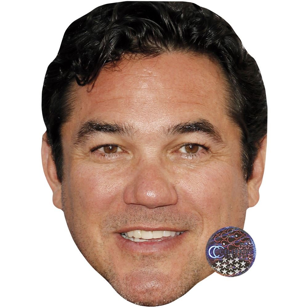 Celebrity Cutouts Lifelike Dean Cain Celebrity Mask, Flat Card Face, Fancy Dress Mask