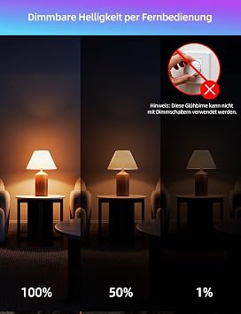 iLC LED Light Bulb Replaces 85W 1000 Lumen RGB Light Bulb With Remote Control Colour Change Warm White (2700 Kelvin) Edison E27