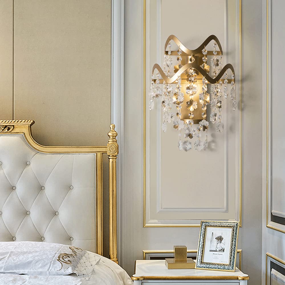 Portalámparas de Lujo Americano E27 de Cristal, Cristal Ciruela de Moda, iluminación de decoración de Sala de Estar, Dormitorio, Pasillo, cafetería y Montaje en Pared