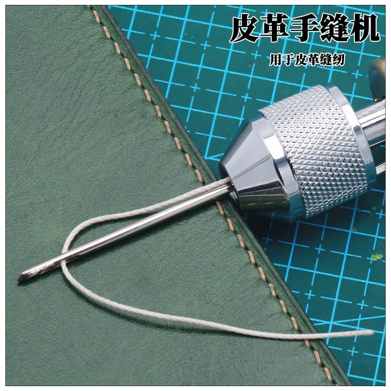 Professional Sewing Awl Hand Stitcher Repair Tool Kit for Leather Belt Repair Lockstitch Set