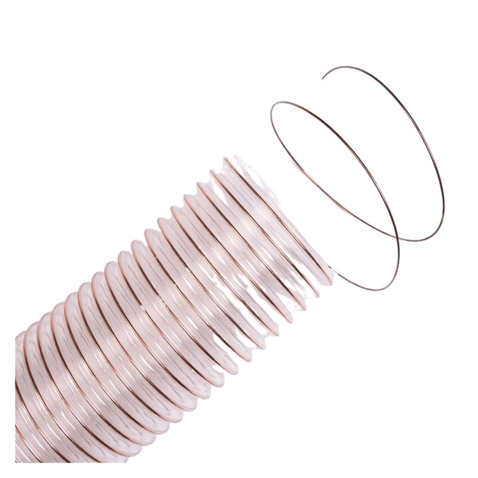 Flexible Polyurethane Ducting Hose Transparent PU Tube for Dust Suction, Inside Diameter 20-100mm * 1-10 Meter(1 Meter,Inner Diameter 65mm)