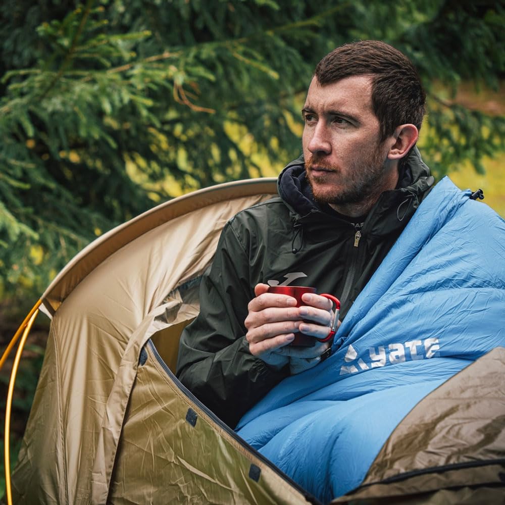 Biwak Zelt mit Moskitonetz – Wasserdichter Biwaksack 220x90x63 cm – 10.000 mm Wassersäule, Ultraleicht & kompakt – Outdoor Notzelt für Trekking, Camping & Survival – inkl. Gestänge & Heringe
