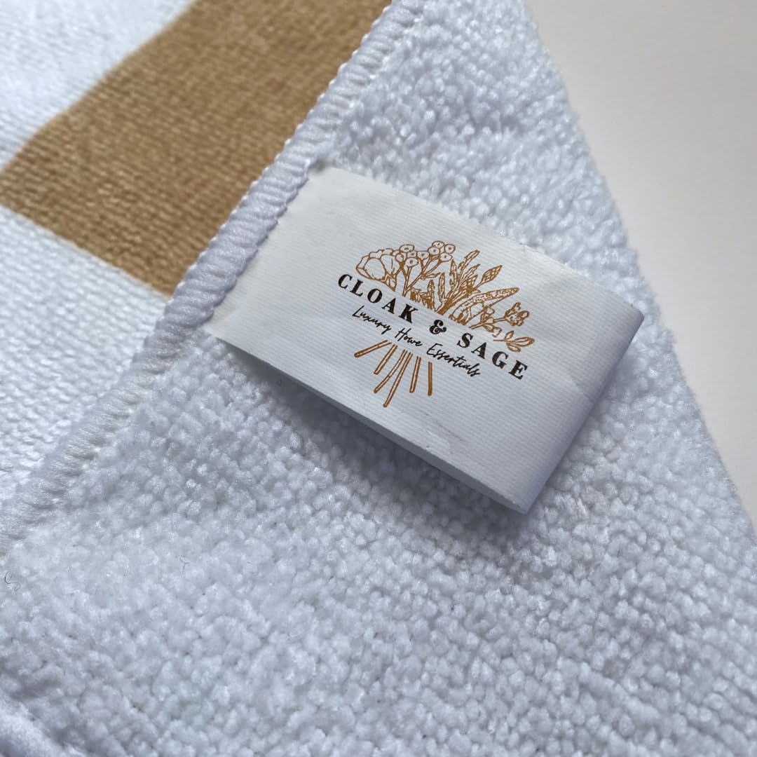Cloak & SAGE - Paños de limpieza de microfibra de lujo de 13 x 13 pulgadas, paquete de 8, toallas de microfibra multiusos a cuadros de alta calidad para limpiar vidrio, cocinas, baños, automóviles y