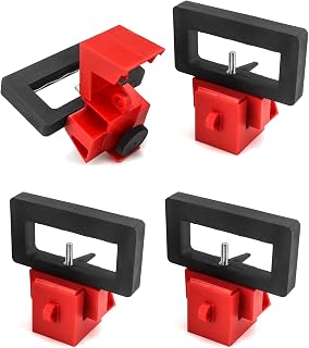 QWORK Clamping Circuit Interrupter for High Voltage (480-600V), 4-Pack Oversized Breaker Lockout