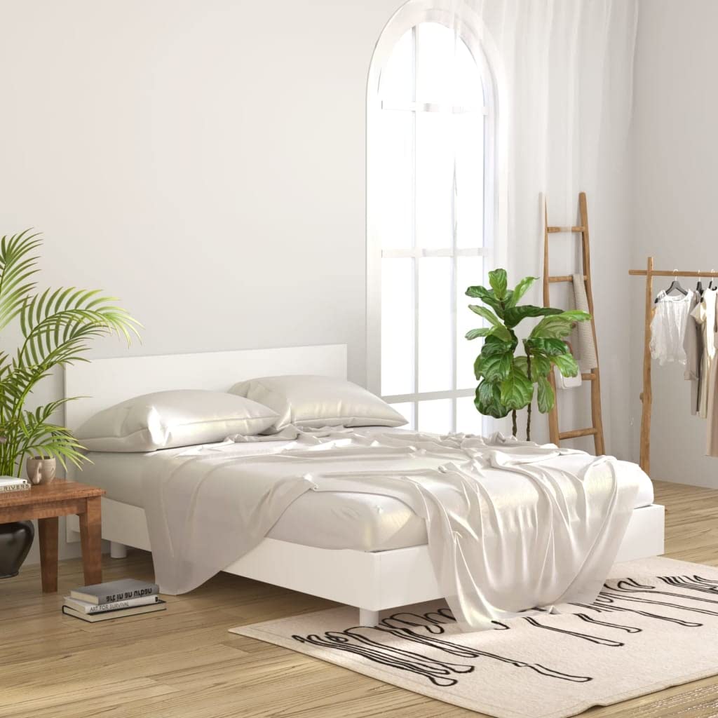 Tino Tech Cabecero De Cama 160x1,5x80cm Madera Contrachapada Blanco Cabecero Cama Madera Cabeceros De Madera Cabeceros Bonitos Cabecero Mueble Cabeceros para Dormitorio Diseño Clásico